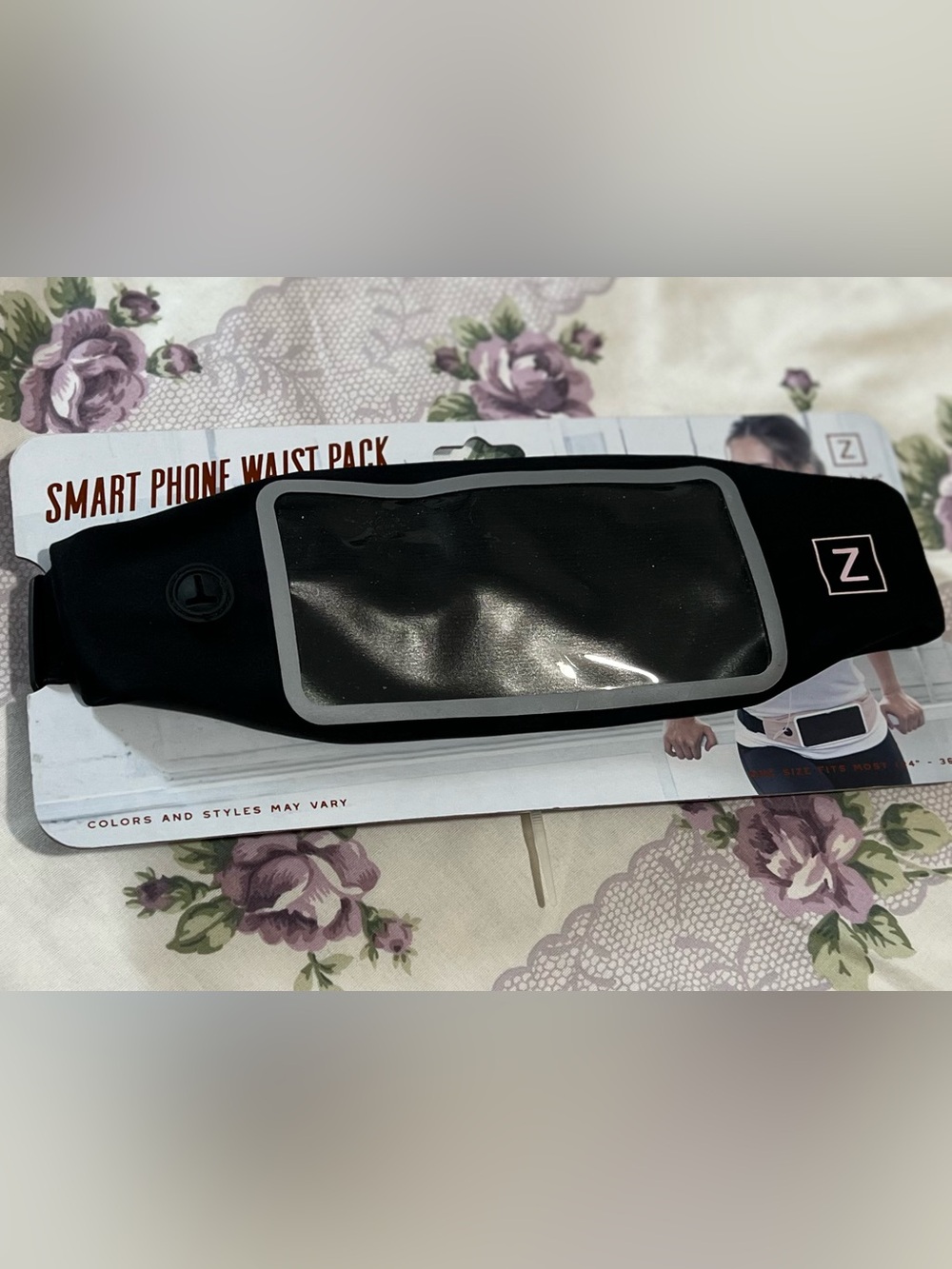 Zobha Black Smart Phone Waist Pack